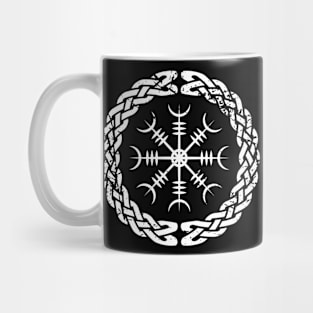 Helm of Awe , Aegishjalmur, Viking protection sign Mug